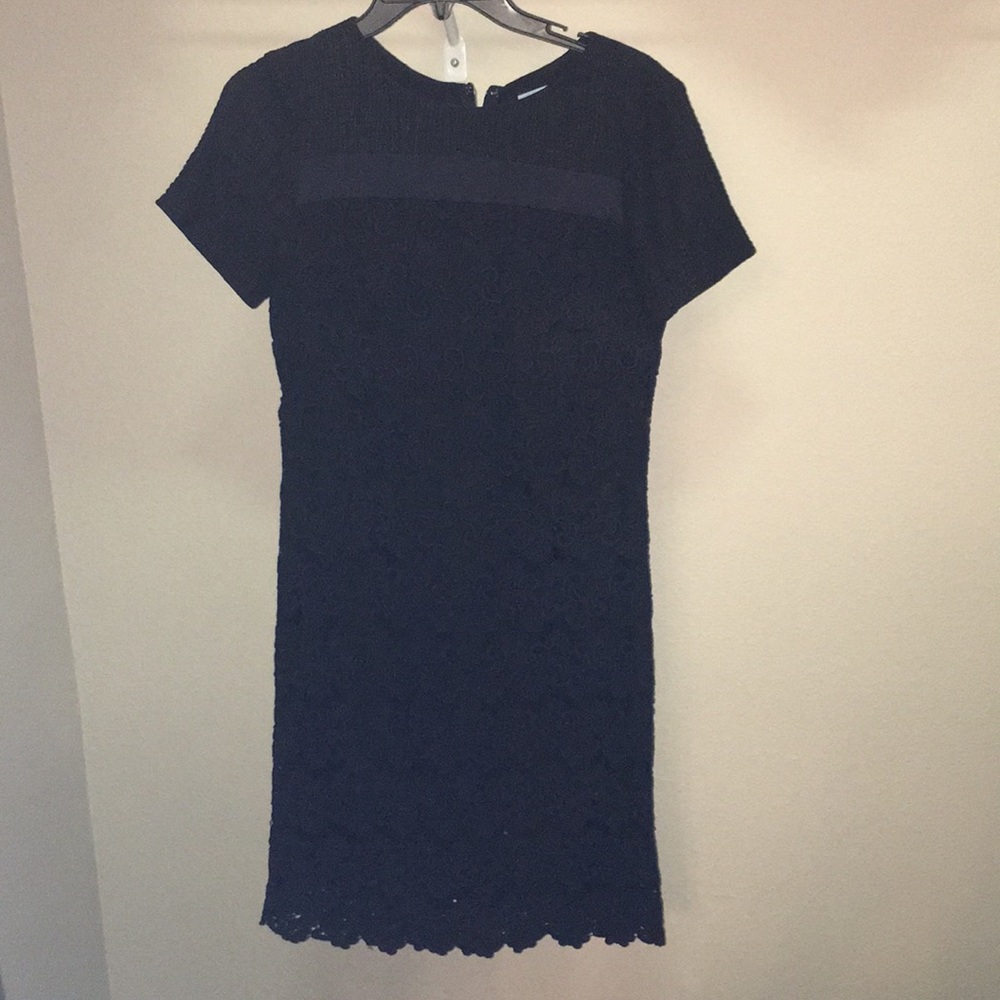 Antonio melani black dress with lace